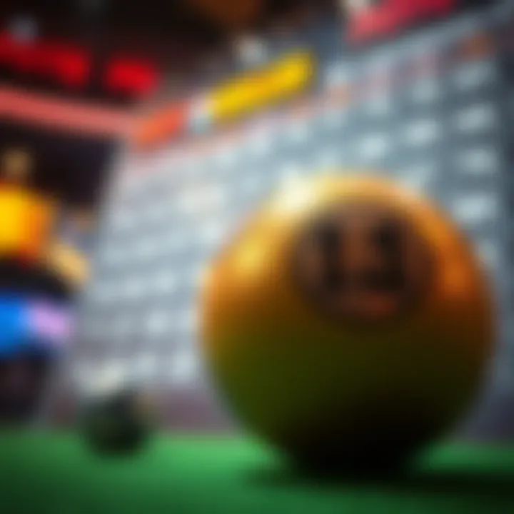 Visualization of winning number patterns