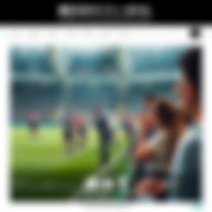 Illustration highlighting the community aspect of betting