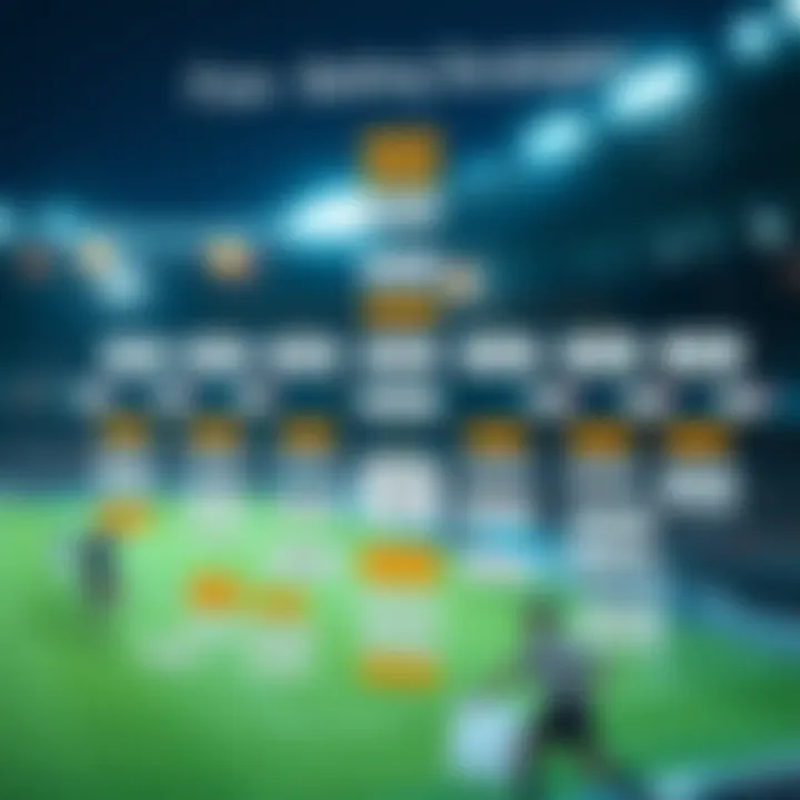 A detailed chart of information flow in betting strategies