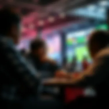 Illustration of a community discussing betting insights