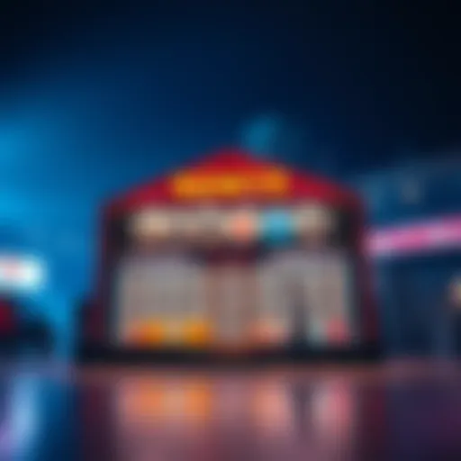 A visual representation of the Australian Monday Lotto game structure