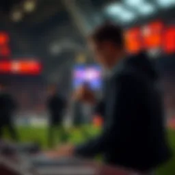 Visual representation of betting records analysis