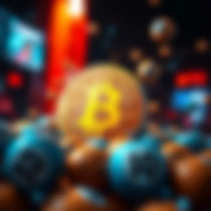 Abstract concept representing the innovative nature of btc powerball