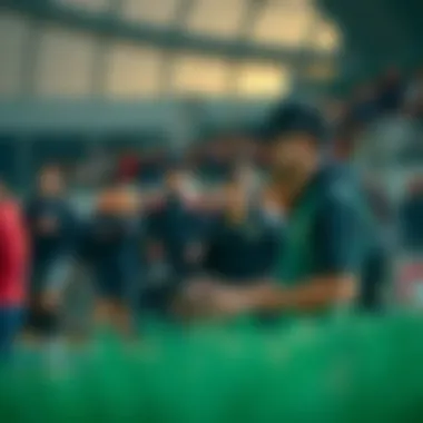 Community interaction during sports events