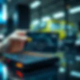 Conceptual representation of electronic card technology