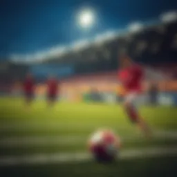 Exciting football match in progress