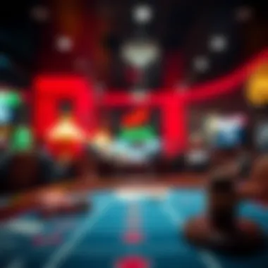 Visual representation of legal regulations surrounding gambling