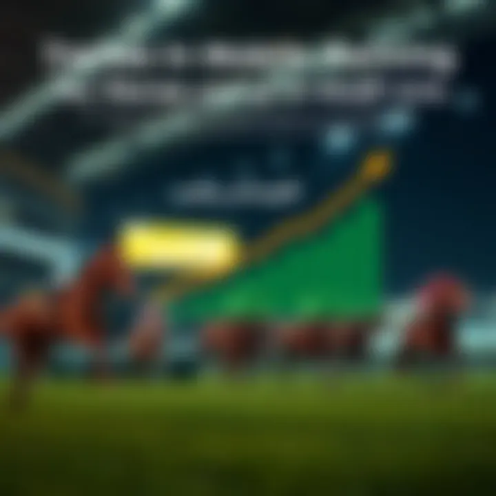 Graph illustrating the growth of mobile betting in horse racing