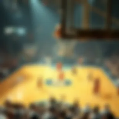 Historic photo of a famous basketball game