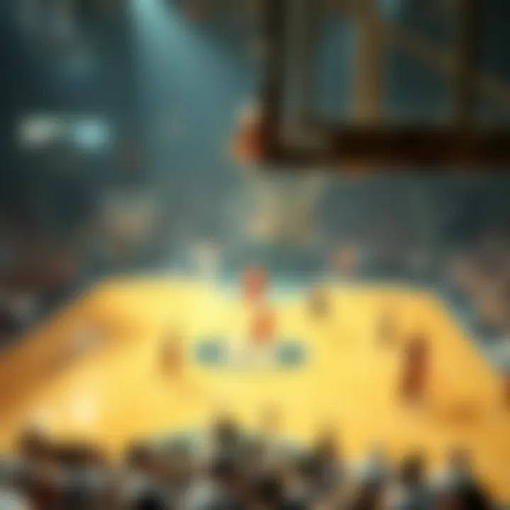 Historic photo of a famous basketball game