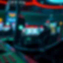 Illustration depicting the dangers of illegal gambling websites