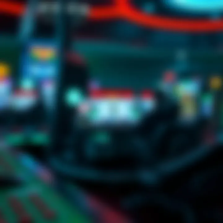 Illustration depicting the dangers of illegal gambling websites