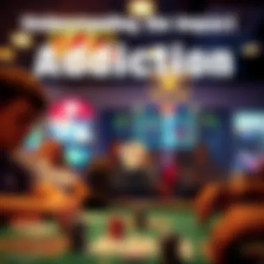 Infographic on the impact of gambling addiction