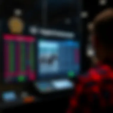 Digital horse racing betting interface