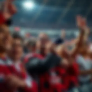 Fan engagement during the Asian Cup matches.