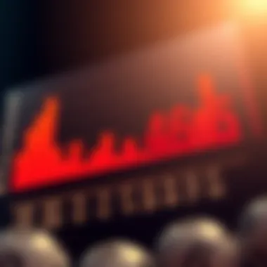 Frequency Distribution of Winning Numbers Graph illustrating number frequency