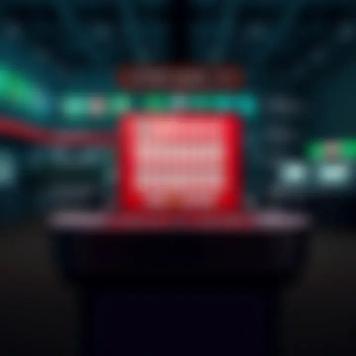 Conceptual diagram illustrating the functionality of a lottery draw program.