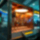 Detailed view of a lottery drawing machine showcasing its internal mechanisms