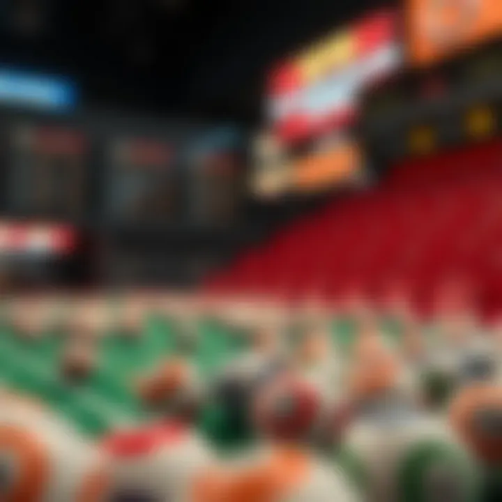 Visual representation of winning patterns