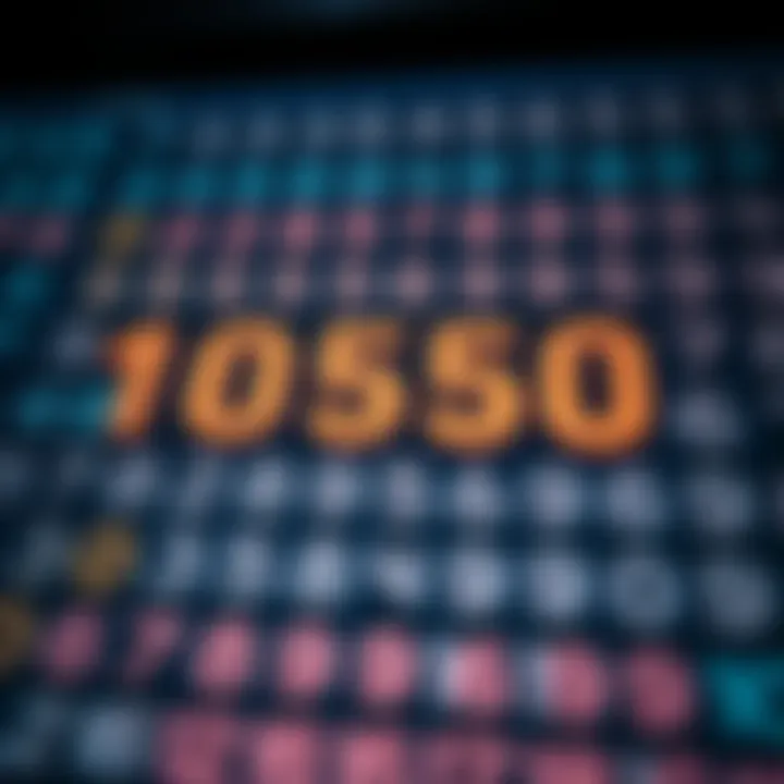 Visualization of Winning Numbers Patterns Visual representation of winning numbers