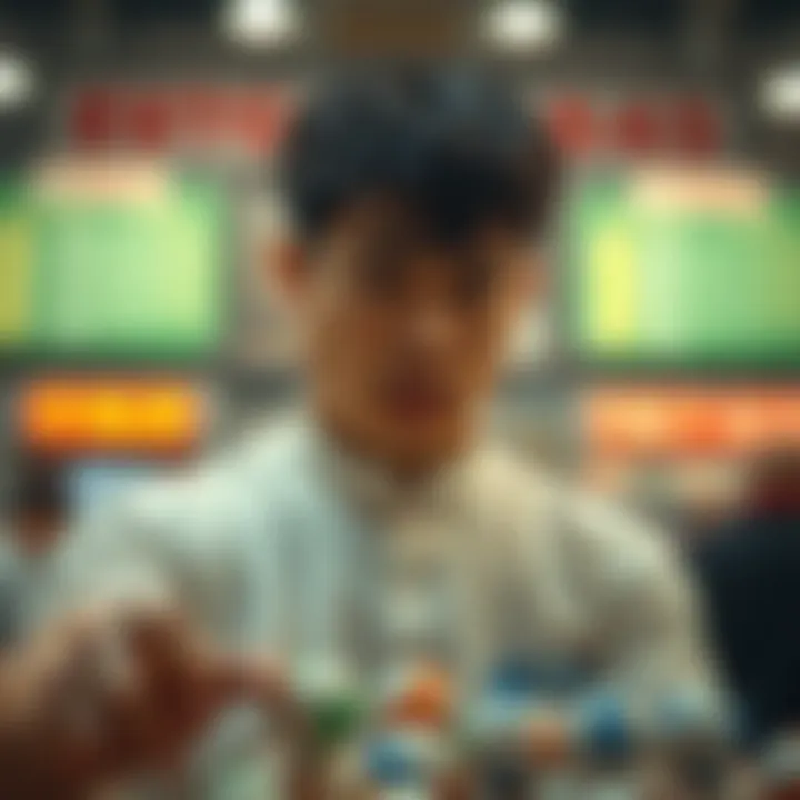 Conceptual representation of lottery mechanics