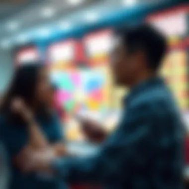 Visual representation of user interactions in Lotto 1086