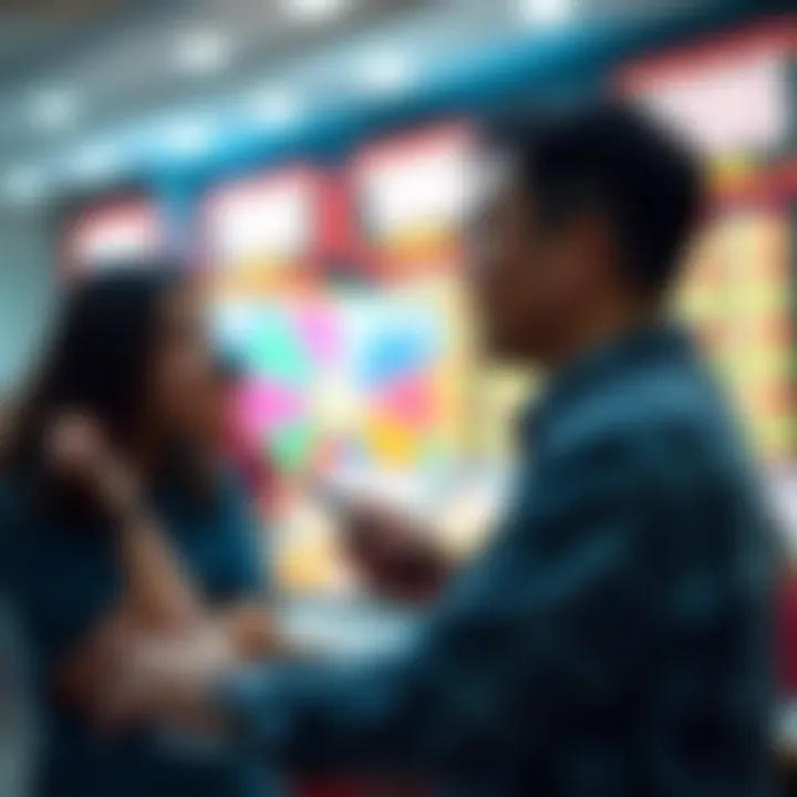 Visual representation of user interactions in Lotto 1086