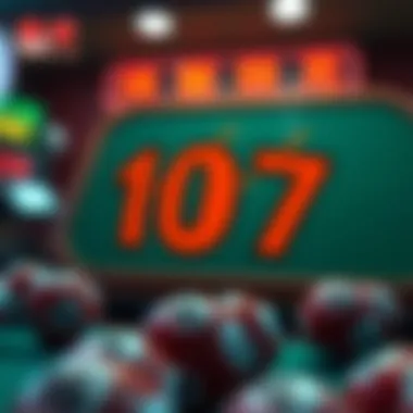 Illustration depicting the analysis of lottery numbers