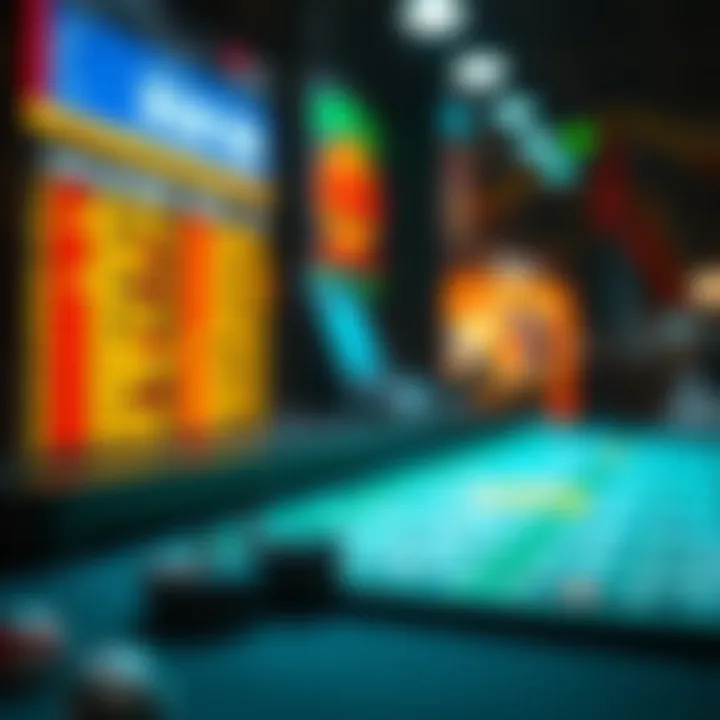 A visual representation of statistical strategies for betting