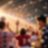 Lotto drawing event showcasing excitement