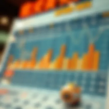 Historical lottery data chart