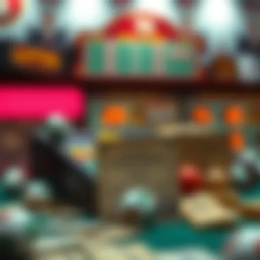 History of lottery games illustrated with vintage lottery tickets