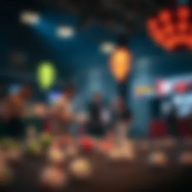 Visual representation of lottery mechanics and game rules