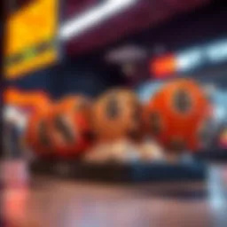 Illustration depicting various combinations of lottery numbers