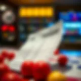 Visual representation of lottery ticket analysis