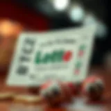 An intricate lottery ticket showcasing the LottoTM branding