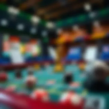 A strategic game board highlighting various betting strategies