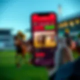 A smartphone displaying a horse racing betting app