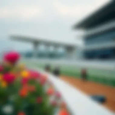 A scenic view of a racecourse where Mun Se-young has achieved numerous victories.