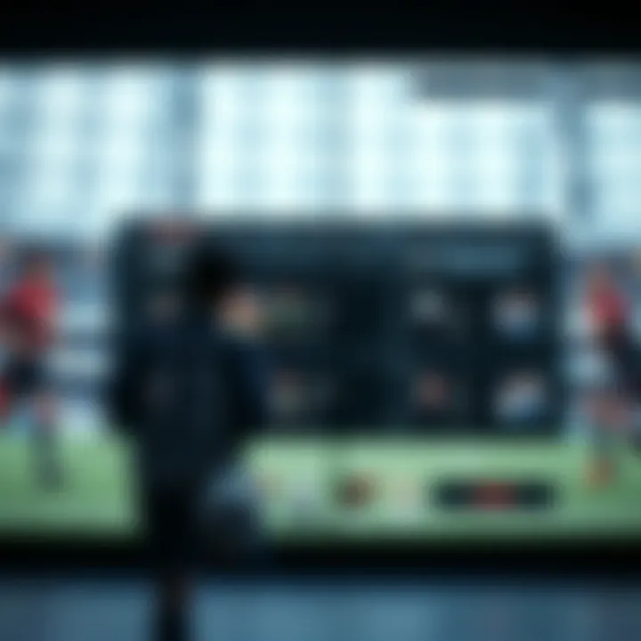 User interface showcasing the features of Naver Sports