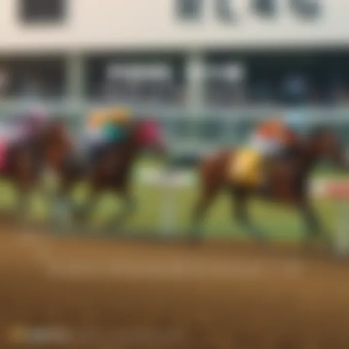 An analysis chart depicting the popularity trends of horse racing in Korea.