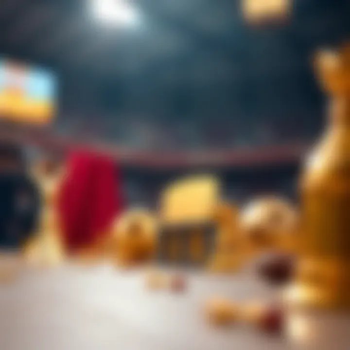 Visual representation of prize components