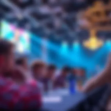 Creative quiz concept with engaging elements