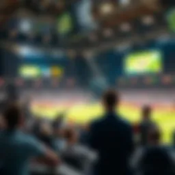 Dynamic sports broadcasting scene