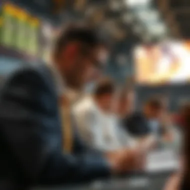 Conceptual image of strategic planning in betting