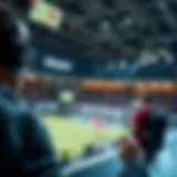 Dynamic sports broadcasting scene