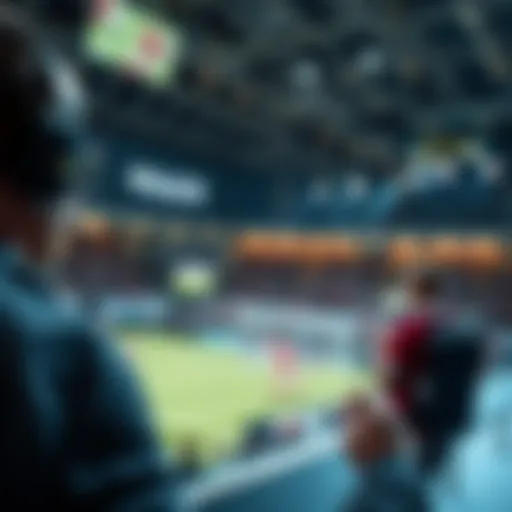 Dynamic sports broadcasting scene