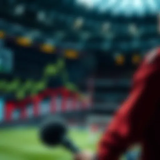 Visual representation of statistical analysis in betting