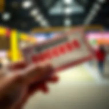 Close-up of a winning lottery ticket being held, symbolizing success