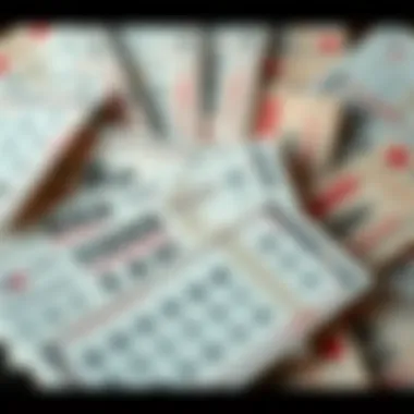 Collection of Winning Lottery Tickets Winning lottery tickets